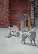 "1 Schlitten, 5 Hunde", mit Arbeiten von Anton Schön, Katharina Kretzschmar, Kunst