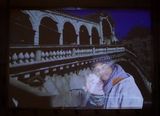 (Un)mögliche Reise, Installation Multimedia, doppelte Projektion, Reisebilder, Paarselfies, Katharina Kretzschmar